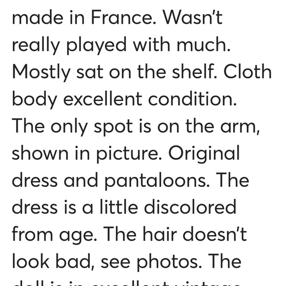 Vintage- French Doll - Picture 2 of 14